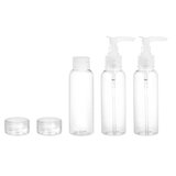 Cestovná sada fľaštičiek na kozmetiku (Travel Containers Set) 5 ks