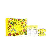 Versace Yellow Diamond Darčeková sada, toaletná voda 50ml + telové mlieko 50ml + sprchový gel 50ml