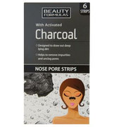 Čistiace pásky na nos s aktívnym uhlím Charcoal (Nose Pore Strips) 6 ks
