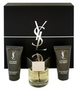 Yves Saint Laurent L´Homme Darčeková sada, toaletná voda 60ml + balzám po holení 50ml + sprchový gel 50ml