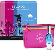 Escada Island Kiss Darčeková sada, toaletná voda 30ml + kozmetická taška