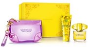 Versace Yellow Diamond Darčeková sada, toaletná voda 90ml + telové mlieko 100ml + kozmetická taška