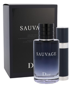 Christian Dior Sauvage  Darčeková sada, toaletná voda 100ml + toaletná voda 7.5ml