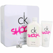 Calvin Klein CK One Shock for Her Darčeková sada, toaletná voda 200ml + telové mlieko 100ml