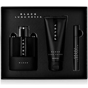 Prada Luna Rossa Black Darčeková sada, parfémovaná voda 100ml + parfémovaná voda 10ml + sprchový gel 100ml - poškodený obal