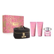Versace Bright Crystal Darčeková sada, toaletná voda 90ml + telové mlieko 100ml + sprchový gél 100 ml + taška