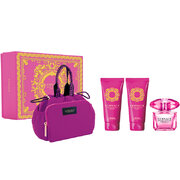Versace Bright Crystal Absolu Darčeková sada, parfémovaná voda 90ml + telové mlieko 100ml + sprchový gel 100ml + kozmetická taška