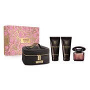 Versace Crystal Noir Darčeková sada, parfémovaná voda 90ml + telové mlieko 100ml + sprchový gél 100 ml + kozmetická taška