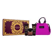 Versace Crystal Noir  Darčeková sada, toaletná voda 90ml + sprchový gél 100ml + telové mlieko 100ml + taška