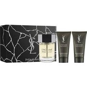 Yves Saint Laurent L´Homme Darčeková sada, toaletná voda 100ml + balzám po holení 50ml + sprchový gel 50ml
