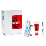 Carolina Herrera 212 Men Heroes  Darčeková sada, Toaletná voda 90ml + Sprchový gél 100ml + Toaletná voda 10ml