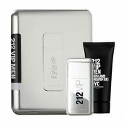 Carolina Herrera 212 VIP Men Darčeková sada, toaletná voda 100ml + sprchový gél 100ml (metal box)