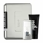 Carolina Herrera 212 VIP Men Darčeková sada, toaletná voda 100ml + sprchový gél 100ml (metal box)