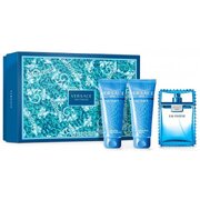 Versace Man Eau Fraiche Darčeková sada, toaletná voda 50ml + sprchový gél 50ml + aftershave 50ml