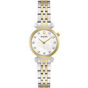 Bulova 98P202 Regatta diamond watch (11) ladies 24mm 3ATM