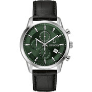 Bulova 96B413 Sutton Chronograph Mens Watch 41mm 3ATM