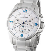 Jacques Lemans 1-2118E Liverpool Chronograph Mens Watch 44mm 10ATM