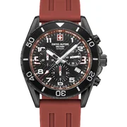 Swiss Alpine Military 7029.9876 Raptor Chronograph Mens Watch 42mm