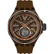 Nubeo NB-6075-0A Mens Watch Messenger Tourbillon Limited 52mm 10ATM