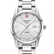 Swiss Alpine Military 7767.1132 Ladies Watch Argos silver 34mm 10ATM