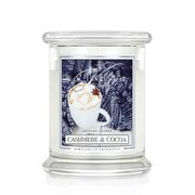 Kringle Candle Cashmere & Cocoa vonná sviečka stredná 2-knôtová (411 g)