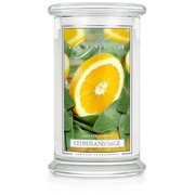 Kringle Candle CITRUS & SAGE vonná sviečka veľká 2-knôtová (624 g)