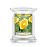 Kringle Candle CITRUS & SAGE vonná sviečka stredná 2-knôtová (411 g)