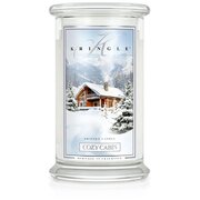 Kringle Candle COZY CABIN vonná sviečka veľká 2-knôtová (624 g)