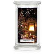 Kringle Candle COZY CHRISTMAS vonná sviečka veľká 2-knôtová (624 g)