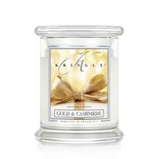 Kringle Candle Gold & Cashmere vonná sviečka stredná 2-knôtová (411 g)