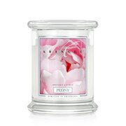 Kringle Candle Peony vonná sviečka stredná 2-knôtová (411 g)