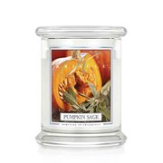 Kringle Candle Pumpkin Sage vonná sviečka stredná 2-knôtová (411 g)
