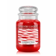 Country Candle Peppermint Twist vonná sviečka veľká 2-knôtová (652 g)