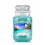 Country Candle Tropical Waters vonná sviečka veľká 2-knôtová (652 g)