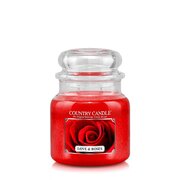 Country Candle Love & Roses vonná sviečka stredná 2-knôtová (453 g)