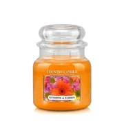 Country Candle Sunshine & Daisies vonná sviečka stredná 2-knôtová (453 g)
