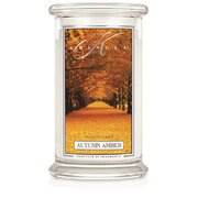 Kringle Candle Autumn Amber vonná sviečka veľká 2-knôtová (624 g)