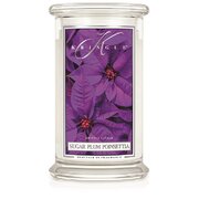 Kringle Candle Sugar Plum Poinsettia vonná sviečka veľká 2-knôtová (624 g)