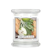 Kringle Candle Crisp Apple & Sage vonná sviečka stredná 2-knôtová (411 g)