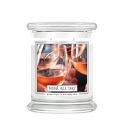 Kringle Candle Rose All Day vonná sviečka stredná 2-knôtová (411 g)