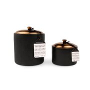 Paddywax HYGGE BLACK BERGAMONT + MAHOGANY 3-knôtová vonná sviečka (15oz / 425g)