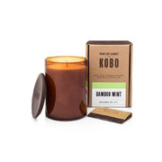 KOBO Woodblock Candle Bamboo Mint vonná sviečka (15oz / 425g)