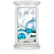 Kringle Candle Tinsel & Thyme  vonná sviečka veľká 2-knôtová (624 g)