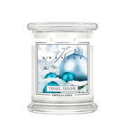 Kringle Candle Tinsel & Thyme  vonná sviečka stredná 2-knôtová (411 g)