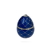 LADENAC Bois de Russie vonná sviečka Blue s ozdobnými kamienkami (220 g) v darčekovom balení