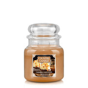 Country Candle Caramel Chocolate vonná sviečka stredná 2-knôtová (453 g)