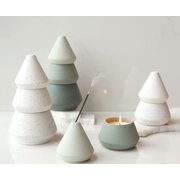Paddywax Cypress & Fir vonná sviečka "vianočný stromček" malý (5.5 oz / 155g)