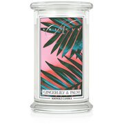 Kringle Candle Gingerlily & Palm vonná sviečka veľká 2-knôtová (624 g)