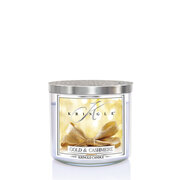 Kringle Candle TUMBLER Gold & Cashmere 3-knôtová vonná sviečka 411g