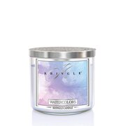 Kringle Candle TUMBLER Watercolors 3-knôtová vonná sviečka 411g